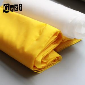 150t Yellow Silk Screen Fabric Mesh , T - Shirt Printing Polyester Monofilament Mesh