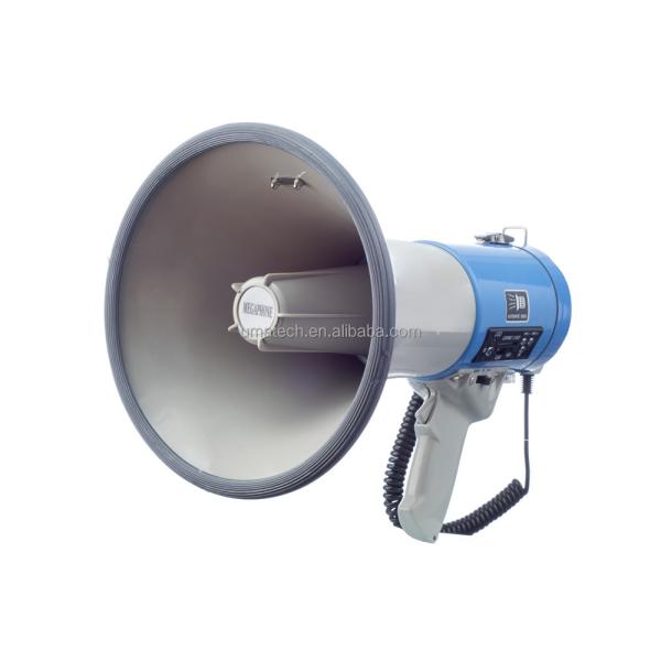 50W Rechargeable Multifunction Handheld Loudspeaker Megaphone with Frequency Range 60Hz-23KHz