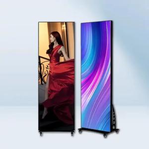 China Indoor P1.667 LED Display Mobile Floor Advertising Machine 6000nits IP43 320x160 Mm on sale