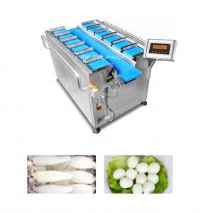 Best PLC Control System 12 Head Combination Weigher For Squid Cone Quail Eggs wholesale