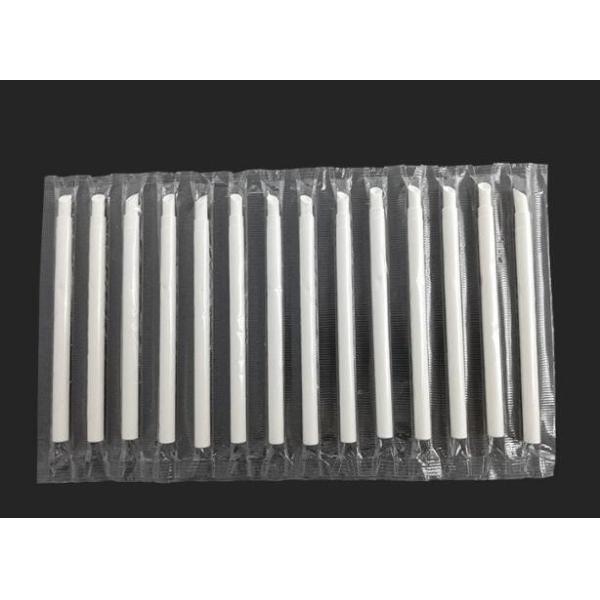 Eco Friendly Biodegradable Disposable Drinking Paper Straws with Plain White