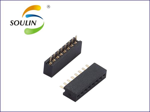 Cheap 9 Pin H3.4 Straight Female Header Connector Single Row Pin Header for sale