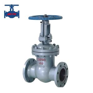 Cast Steel Rising Stem Gate Valve Rigid Wedge Gate Valve For Water / Steam / Oil