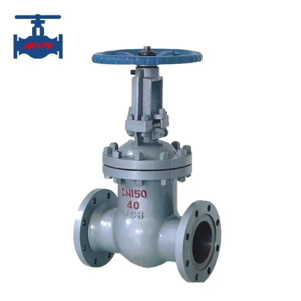 Cheap Cast Steel Rising Stem Gate Valve Rigid Wedge Gate Valve For Water / Steam / Oil for sale