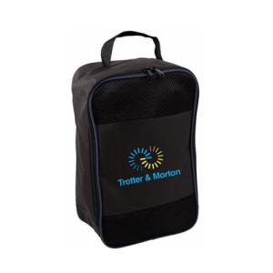 Polyester Custom Promotional Bags Zipper Closure With Hand Hold Belt