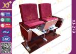 Full Size Foldable Table Conference Hall Chairs With High Speed Rail Design