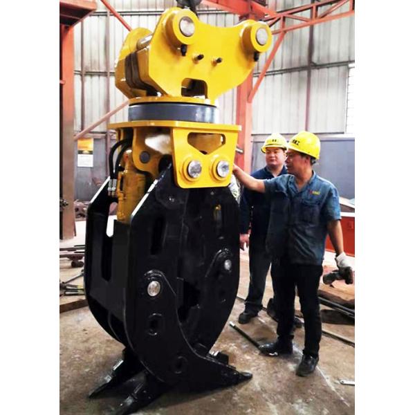 Q355B Heavy Duty Excavator Rotating Grapple For PC CAT EX TB