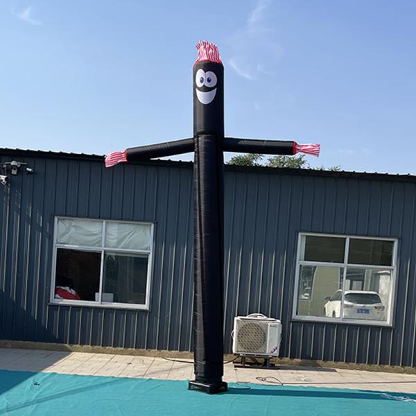 3 m Cudtomized Logo advertising inflatable sky dancer one legged Outdoor activity air dancer with engine