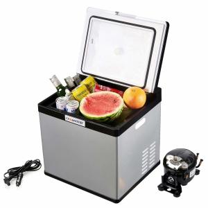 High Efficiency 28L Car Refrigerator Cooler DC12V/24V Automatic Identification