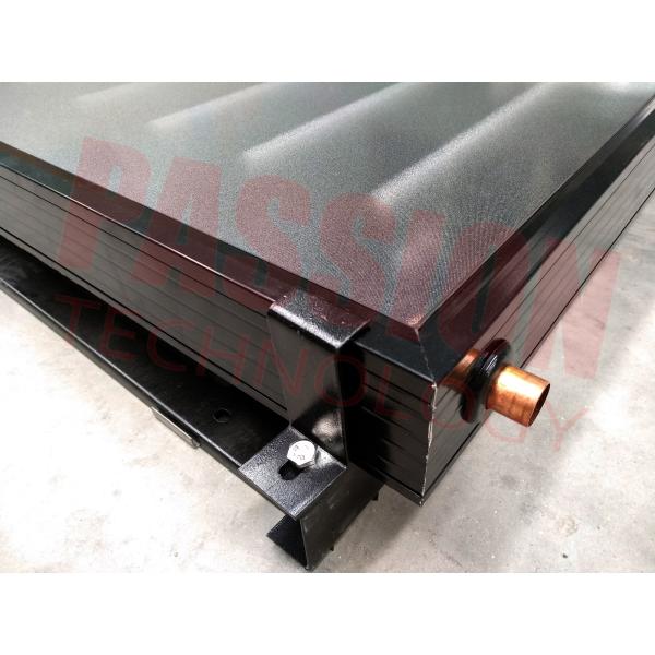Blue Coating Flat Plate Solar Collector EPDM Insulation Solar Pool Heating Project