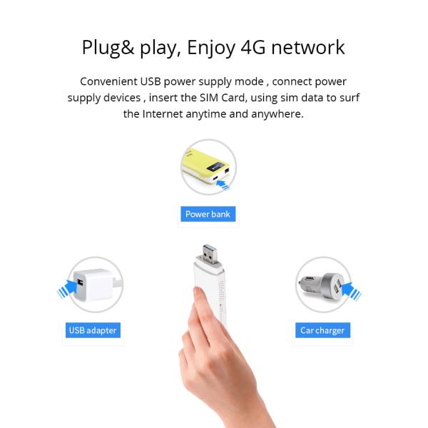 Portable 4G LTE USB WiFi Modem 150Mbps Sim Card Modem Router