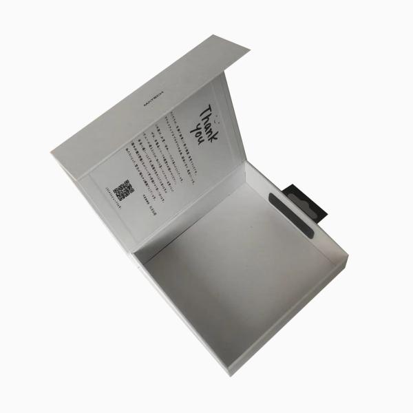 Magnetic Tuck Top Boxes Book Shape Paper Electronic Packaging Box