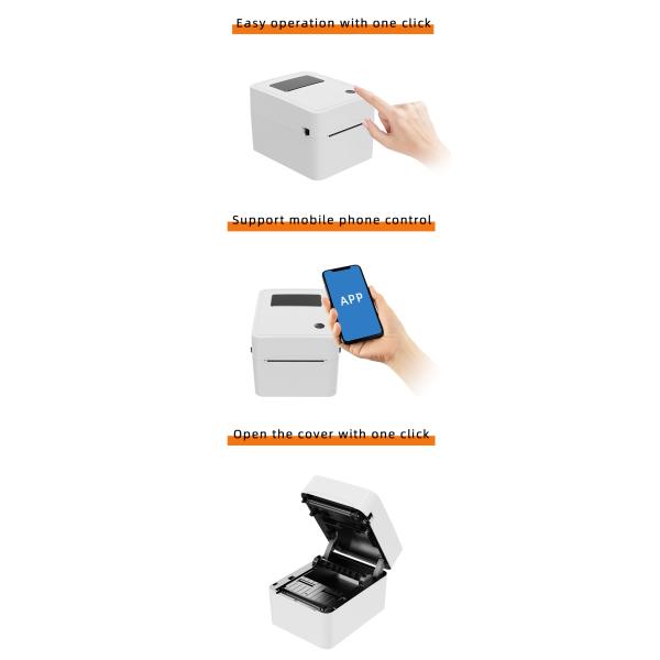 Thermal Barcode Label Printer With Label Holder– Compatible with Amazon Ebay Etsy Shopify 4×6 Shipping Label Printer