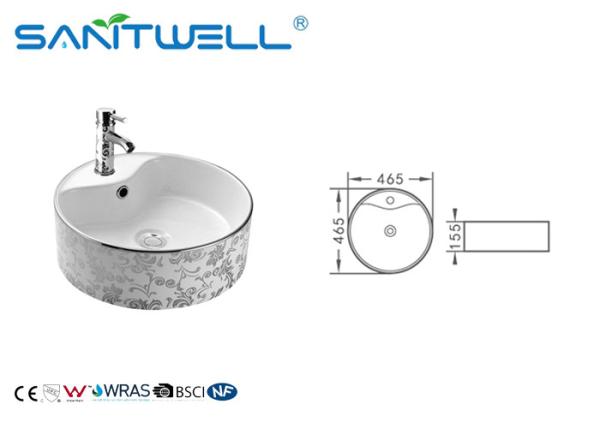 Cheap AB8002 Ceramic Art Basin Bathroom vanity sink above counter top for sale