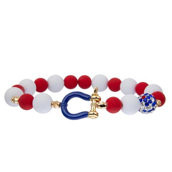 Cheap Unisex Enamel Colorful Charm Stretchy Stacking Bracelets Glass Beaded Christmas Gift for sale