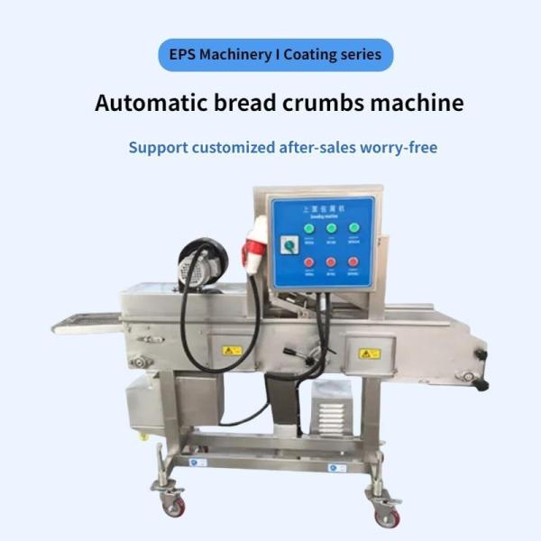 High Efficiency Automatic Breading Machine Food Coating Equipment For Chicken Fish Meat