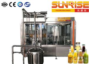 Best 12000B/H Glass Bottle Filling Line , 40 Filler Juice Filling Line wholesale