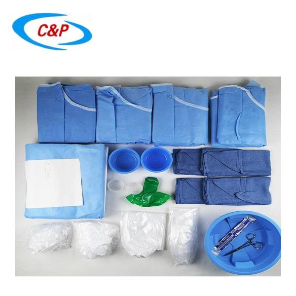 EO Sterilized Angiography Disposable Patient Drapes Angio Pack custom