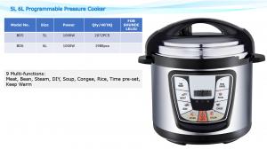 China Household 4.1KG 5QT 15 Cup Rice Multifunction Pressure Cooker on sale