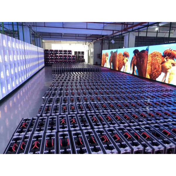 192*192mm SMD 2121 Curved Led Display Cabinet P3mm 30m Viewing Distance