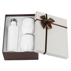 Best 500ml 12oz Wine Glass Gift Set Box Stemless Stainless Steel Insulated Sublimation wholesale