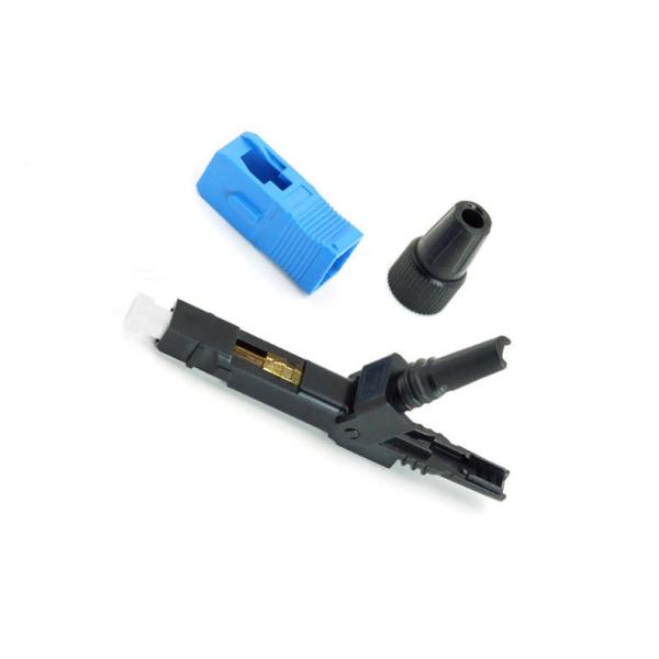 60mm FTTH Fast Connect Fiber Connectors Sc Apc Quick Connector Assembly