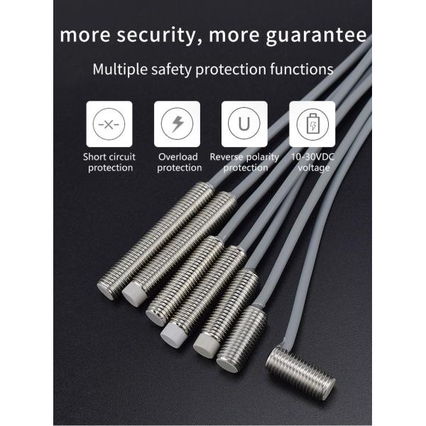 M8 Series Inductive Proximity Switch Sensor Waterproof Shockproof IP67