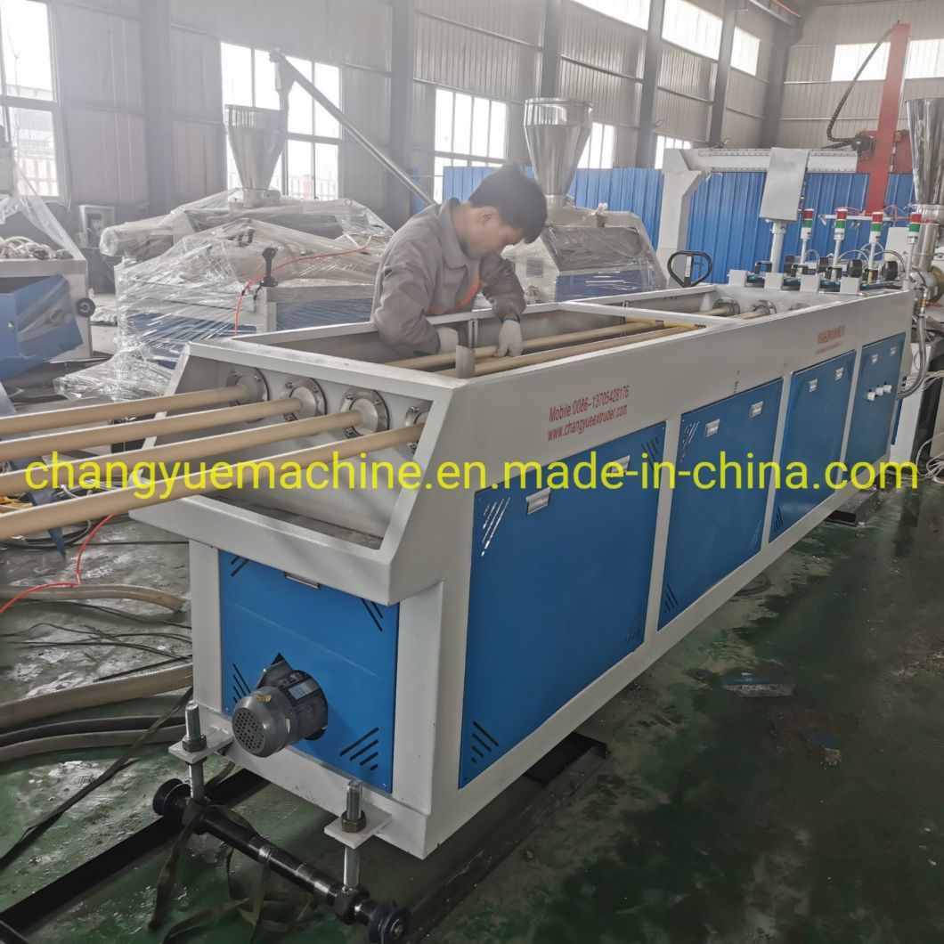 Two Output PVC Conduit Pipe Line / PVC Dual Pipe Line