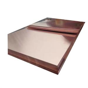 Best C10200 C18150 C17510 C2600 C2800 C10100 C65500 Copper Alloy Plate 4X8 Cu-Dhp Cu Sheet Copper Plate wholesale