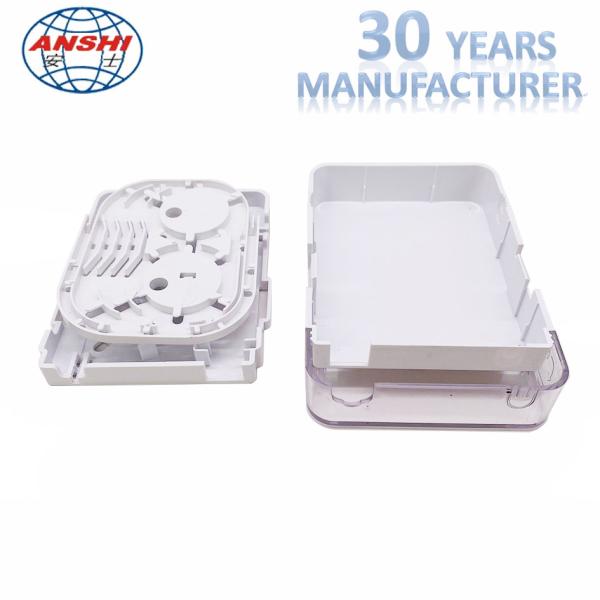 FTTH Fiber Optic Distribution Box 1 Cores Slide Wall Mount Termination Box