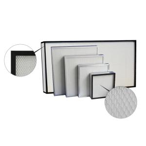 China Panel Or Box Type Construction Industrial HEPA Filter - 99.97% Efficiency on sale