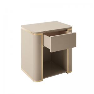 China Marble Modern Industrial Bedside Table on sale