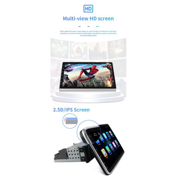 9/10.1 Inch Car Android GPS Navigation Car DVD Player GPS Universal 1 Din Single 2 Din 360 Degree Rotate