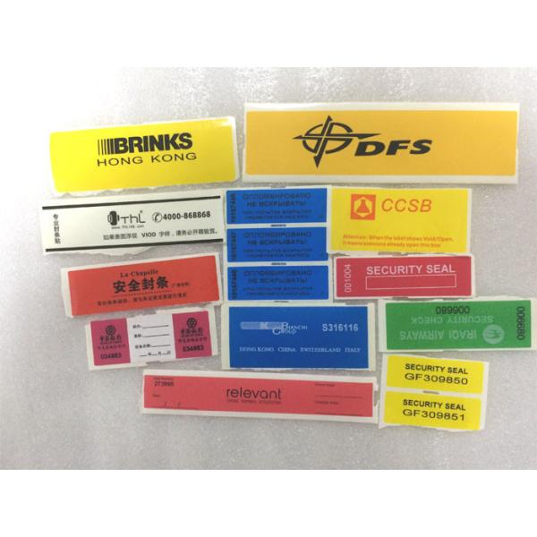 Self Adhesive Tamper Proof Seal Stickers Anti Counterfeit Void Open Remove Label