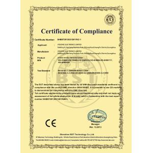 VISSONIC ELECTRONICS LIMITED Certifications