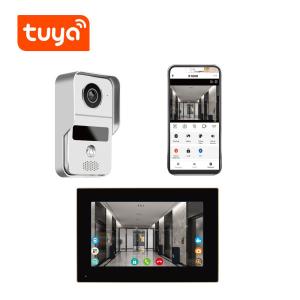 China Support Unlock Monitoring Door Phone System Dual Way Intercom For Home Office Apartment on sale