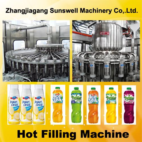 Cheap Automatic Juice Filling Machine 2000BPH - 20000BPH With Rinsing / Filling / Capping Process for sale