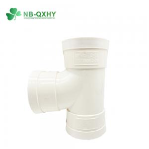China Equal Tee PVC Water Drainage Fitting Wall Thickness Pn10 for Bathroom Drainage System on sale