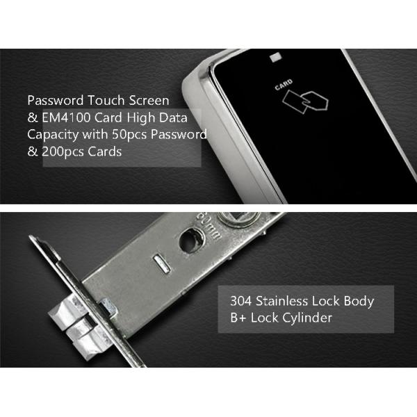 Keypad Keyless Key Card Door Lock Durable And Safe Stainsteel Structur