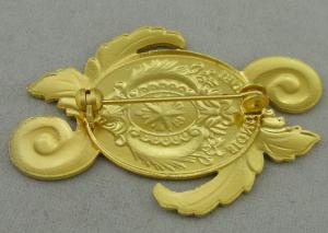 Best Signum Fidei Souvenir Badges By Brass Stamped 3D Misty Brooch On Back wholesale