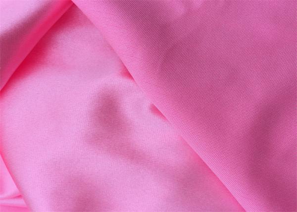 Cheap Weft Knitted Polyester Spandex Stretch Fabric 220gsm For T-Shirt for sale