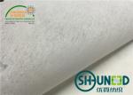 Pure White Embroidery Backing Fabric With 50% Polyester / 50% Viscose