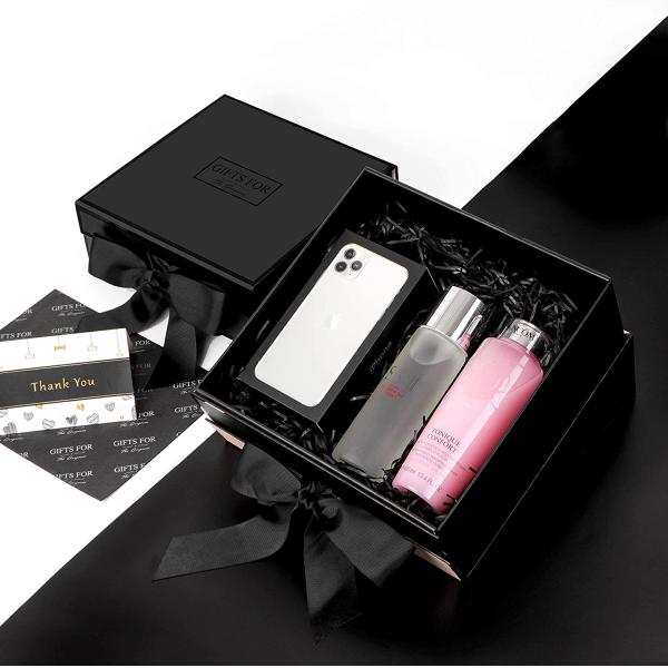 Creatrust White Gift Ribbon Large Flower Candle Wedding Packaging Lcd Video Explosive Box Paper Gift Box