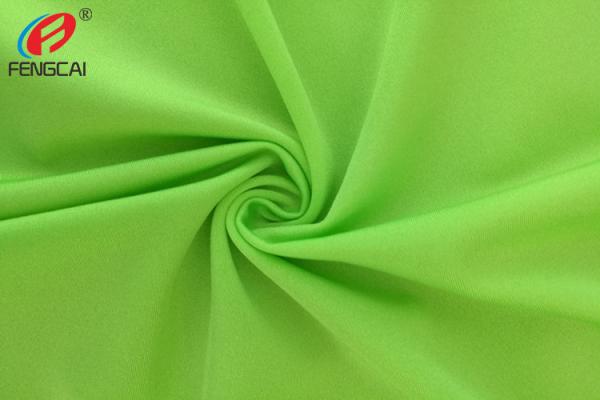Cheap Shiny Nylon Lycra Fabric , 4 Way Stretch Swimwear Nylon Stretch Fabric for sale