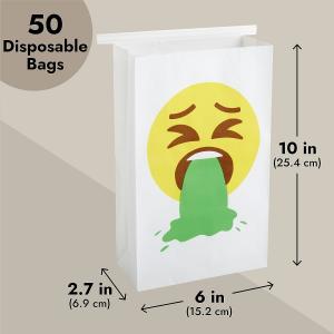 Best Paper Disposable Vomit Bags for Car Motion Sickness, Barf, Throw Up, Puke for Car, Uber, Travel, and Mornings Sickness wholesale