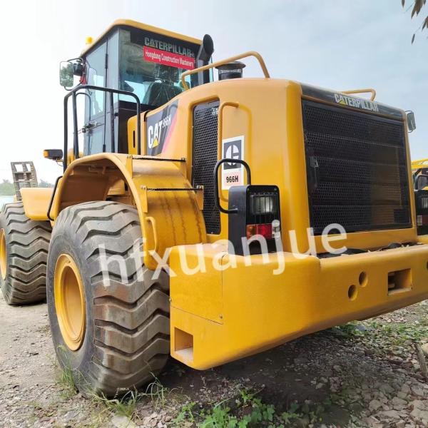 23T Caterpillar 966H Used Wheel Loader For Road Construction