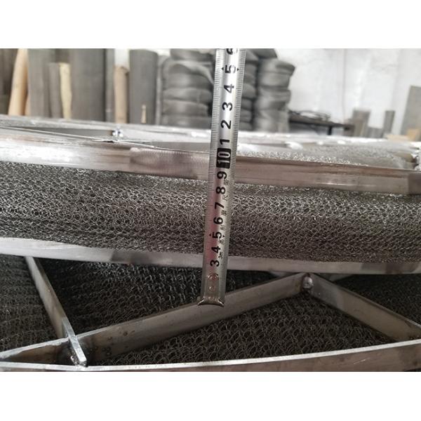 4.5m Diameter Wire Mesh Demister SS321 Scrubber Mist Eliminator