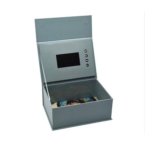 Cheap custom design print LCD video presentation box,LCD video display box video package marketing for sale