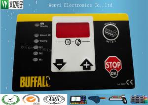 China Matte Or Glossy Membrane Switch Overlay , PET 0.2 Mm Transparent Custom Graphic Overlay on sale