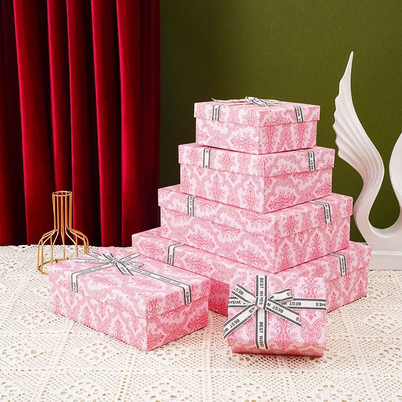 Lid and Base Box with Foam Insert Cardboard Paper Packaging Gift Jewelry Box